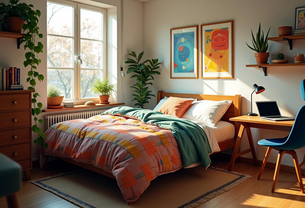 bedroom decor college apartment