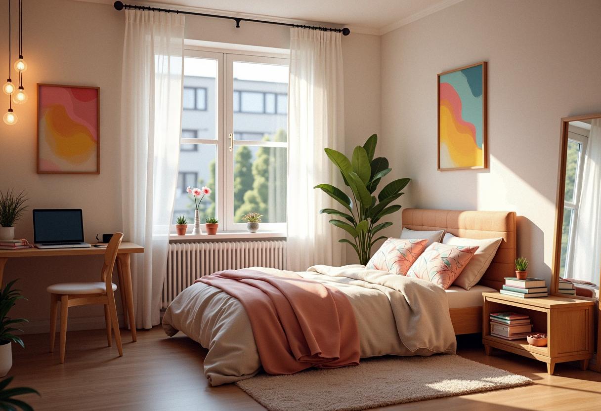 bedroom decor college apartment