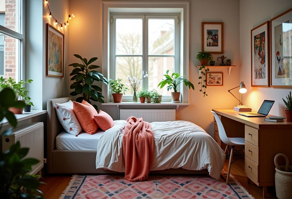 bedroom decor college apartment