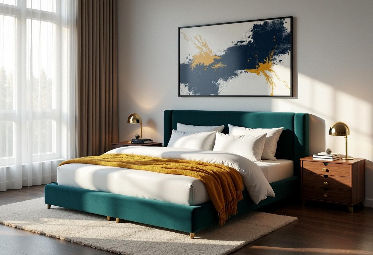 bedroom decor colored