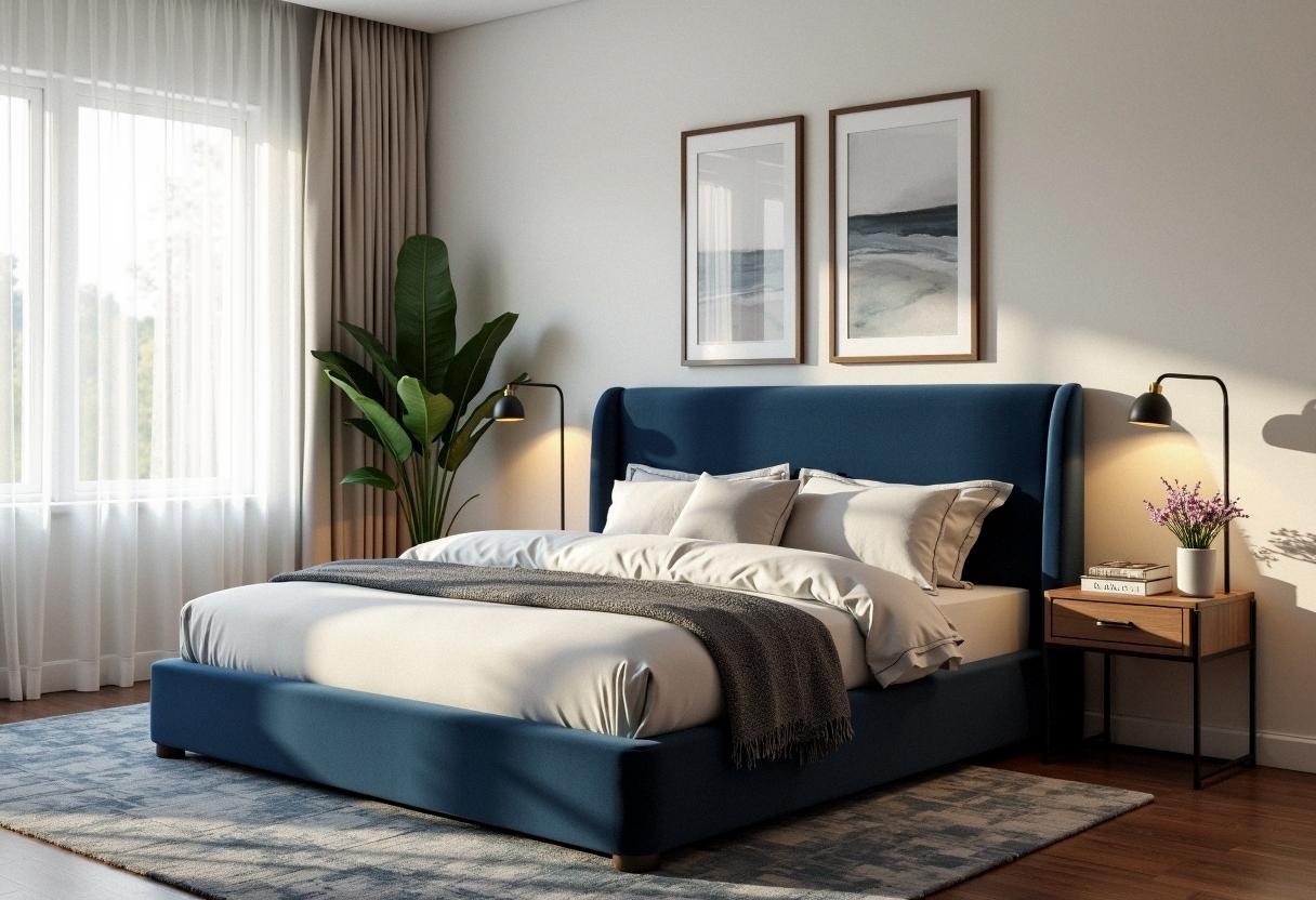 bedroom decor colored