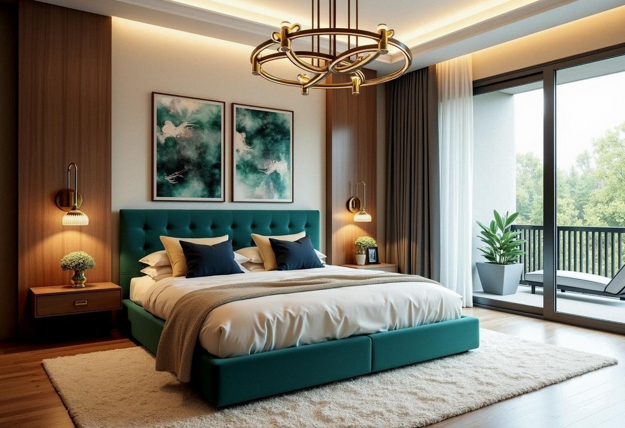 bedroom decor colored