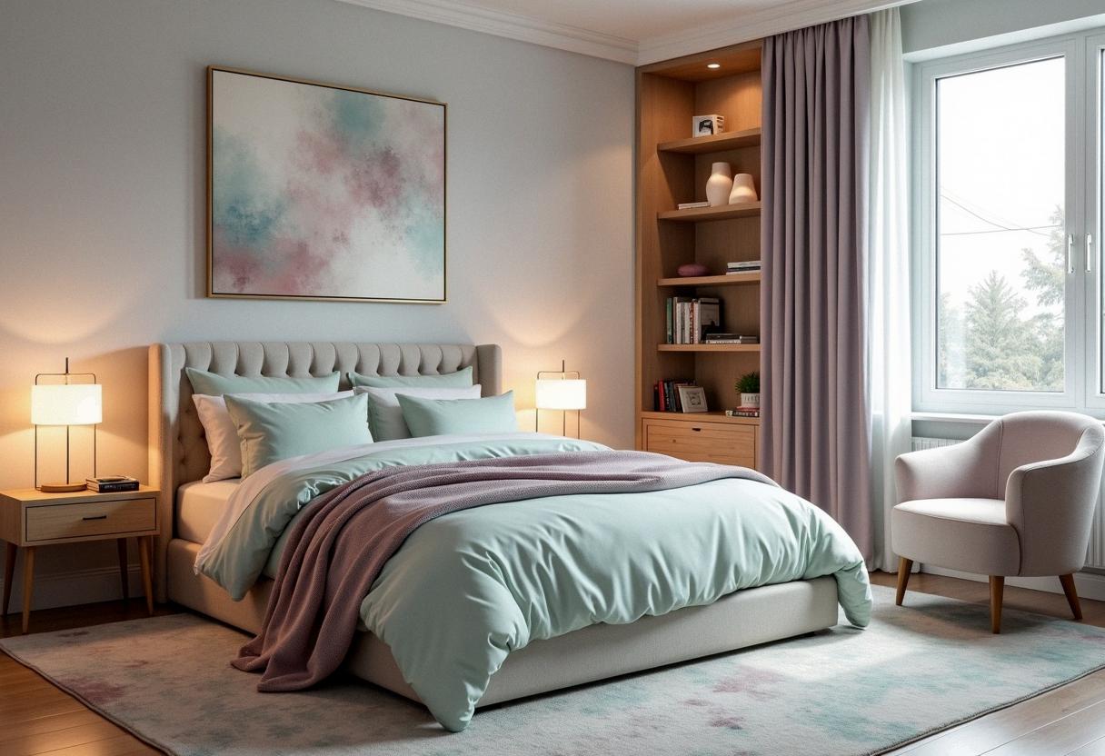 bedroom decor colored