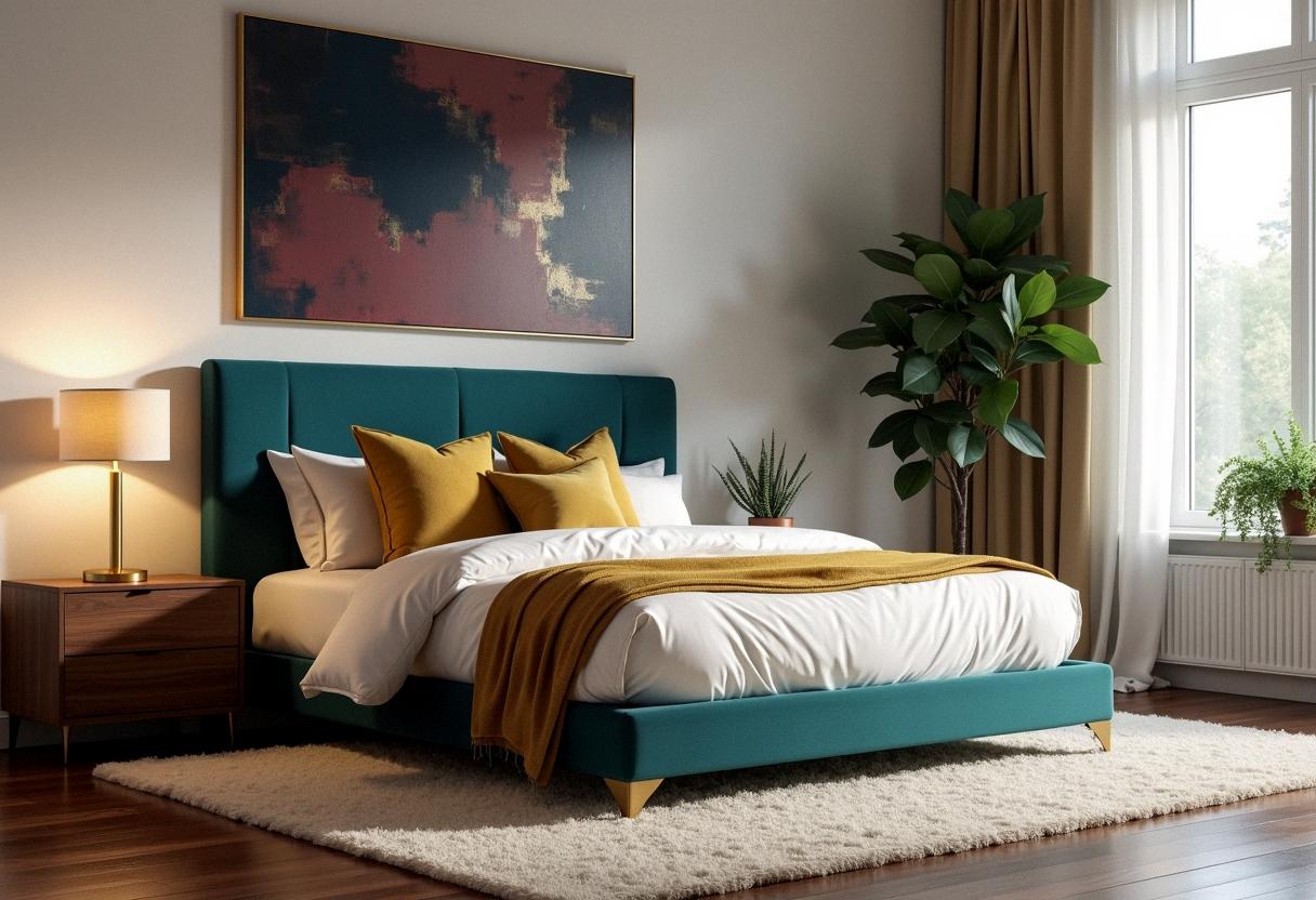 bedroom decor colored