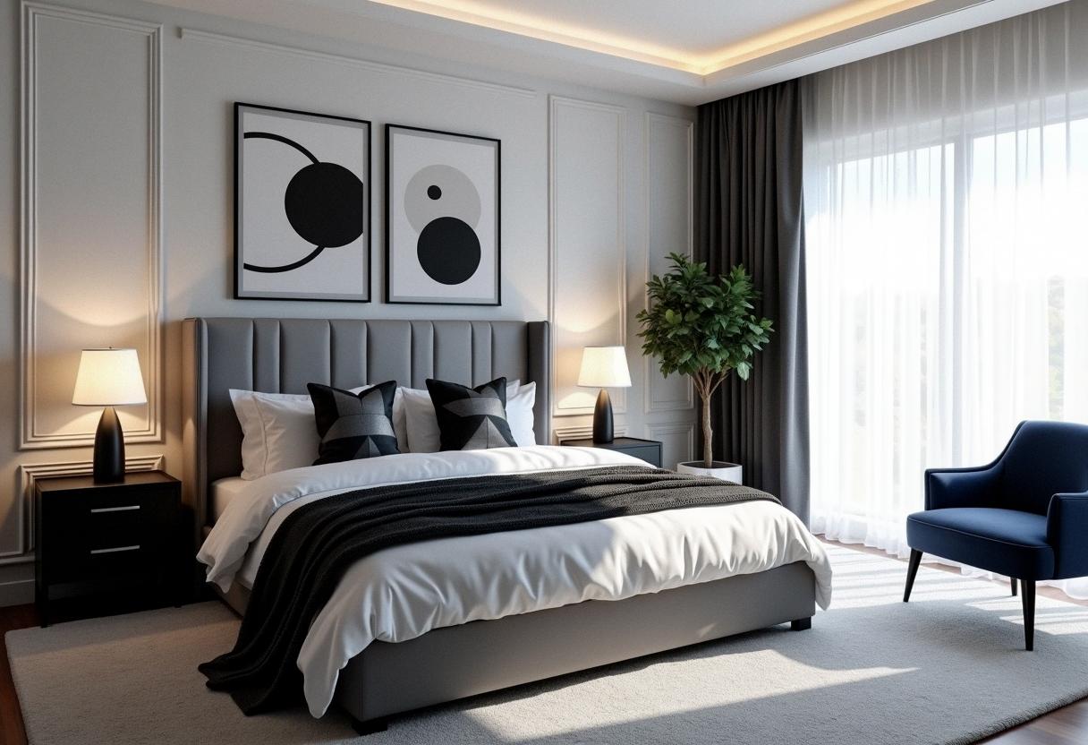 bedroom decor colored