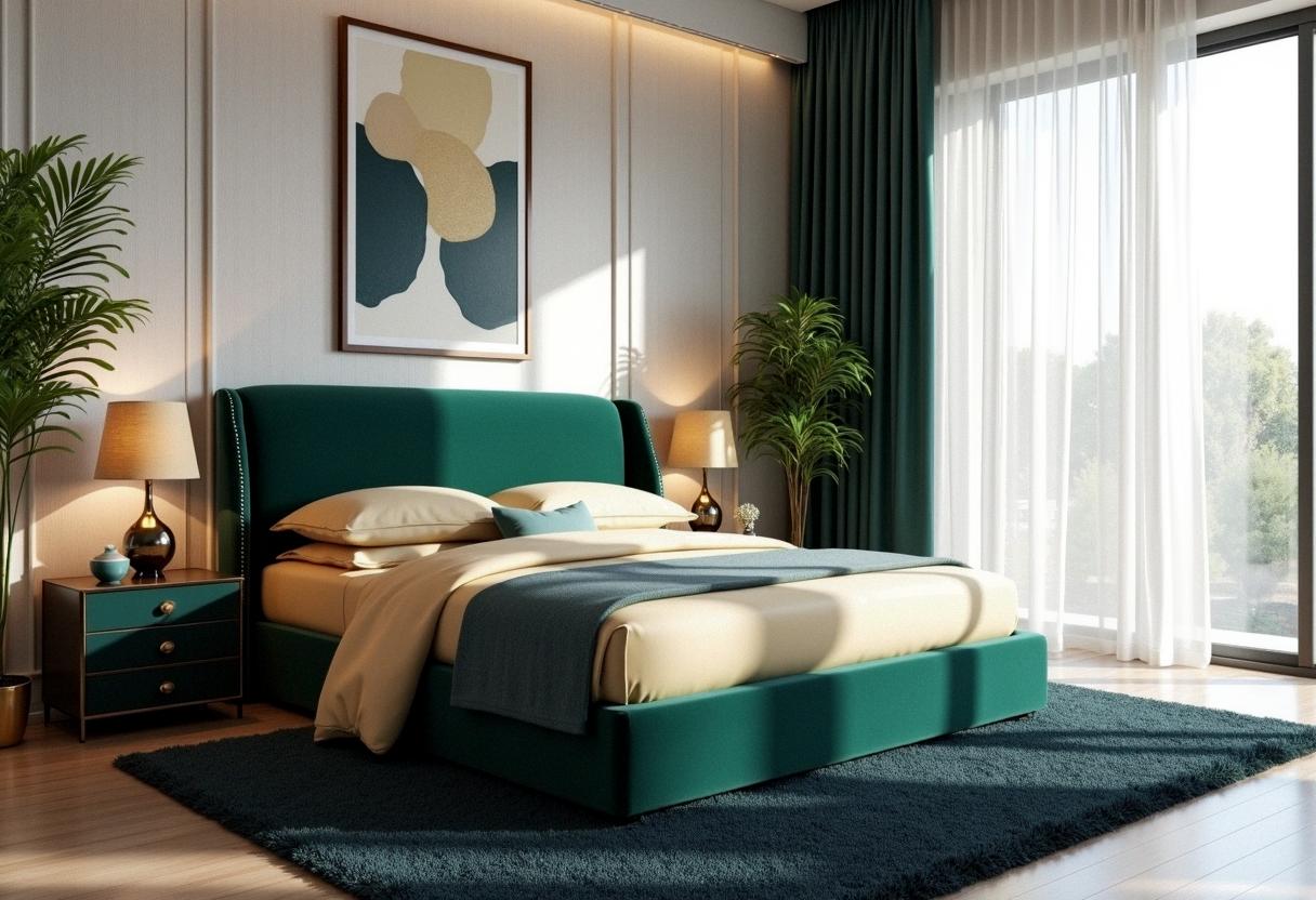 bedroom decor colored