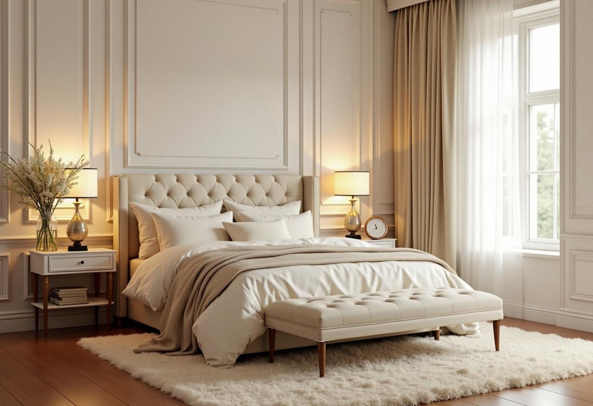 bedroom decor cream