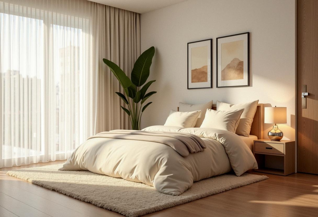 bedroom decor cream