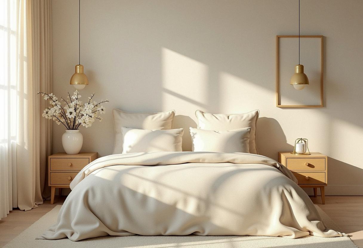bedroom decor cream