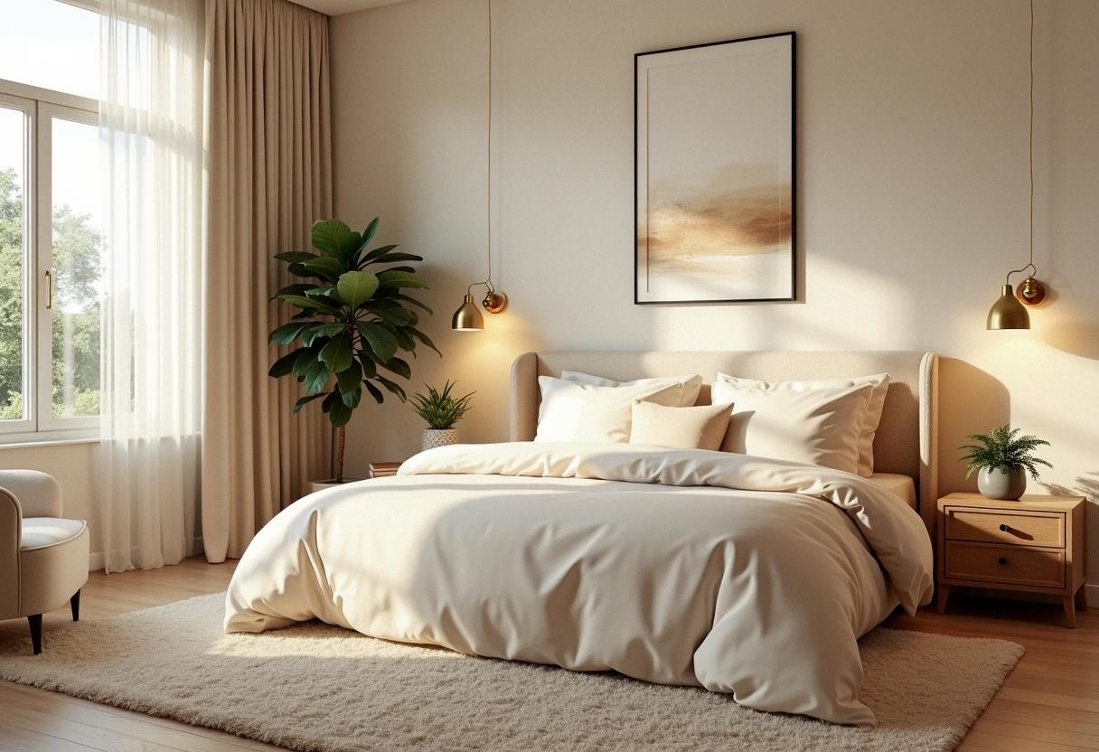 bedroom decor cream