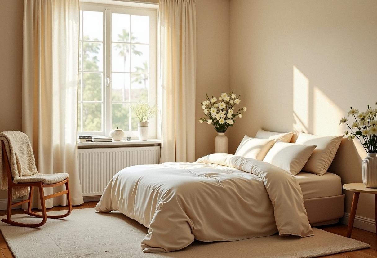 bedroom decor cream