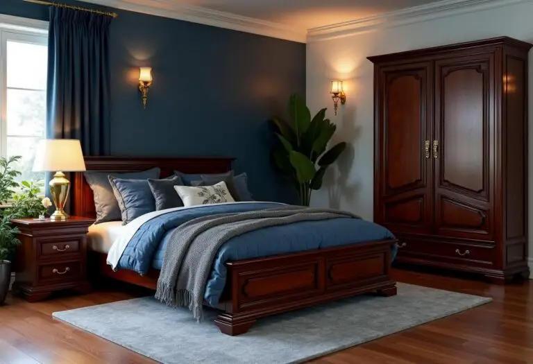 Bedroom Decor Dark Furniture 00001