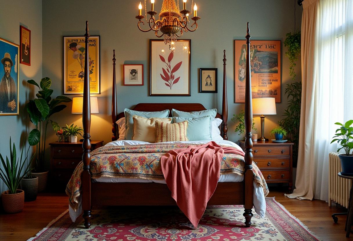 bedroom decor ecletic