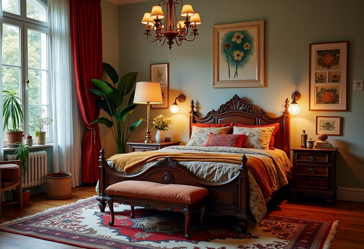 bedroom decor ecletic