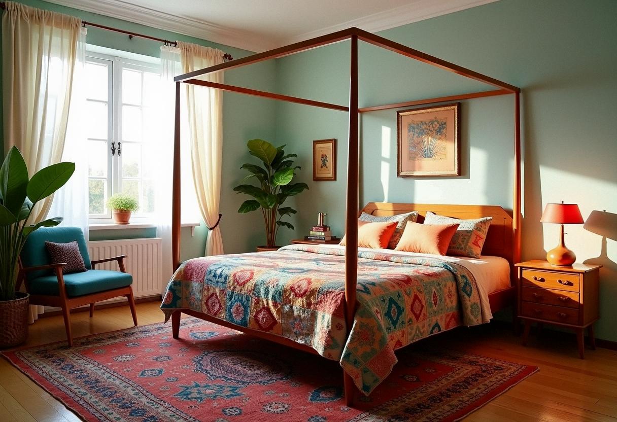 bedroom decor ecletic