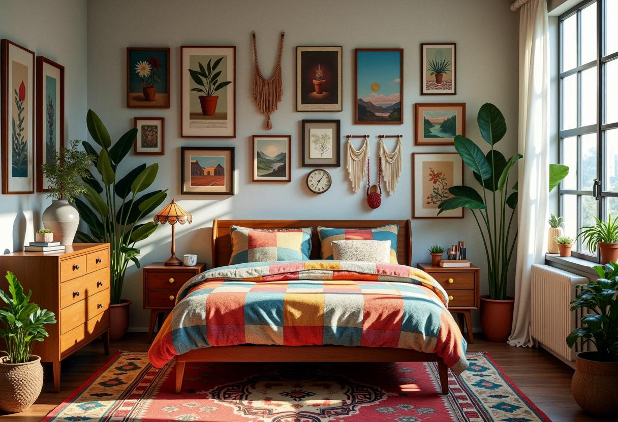 bedroom decor ecletic