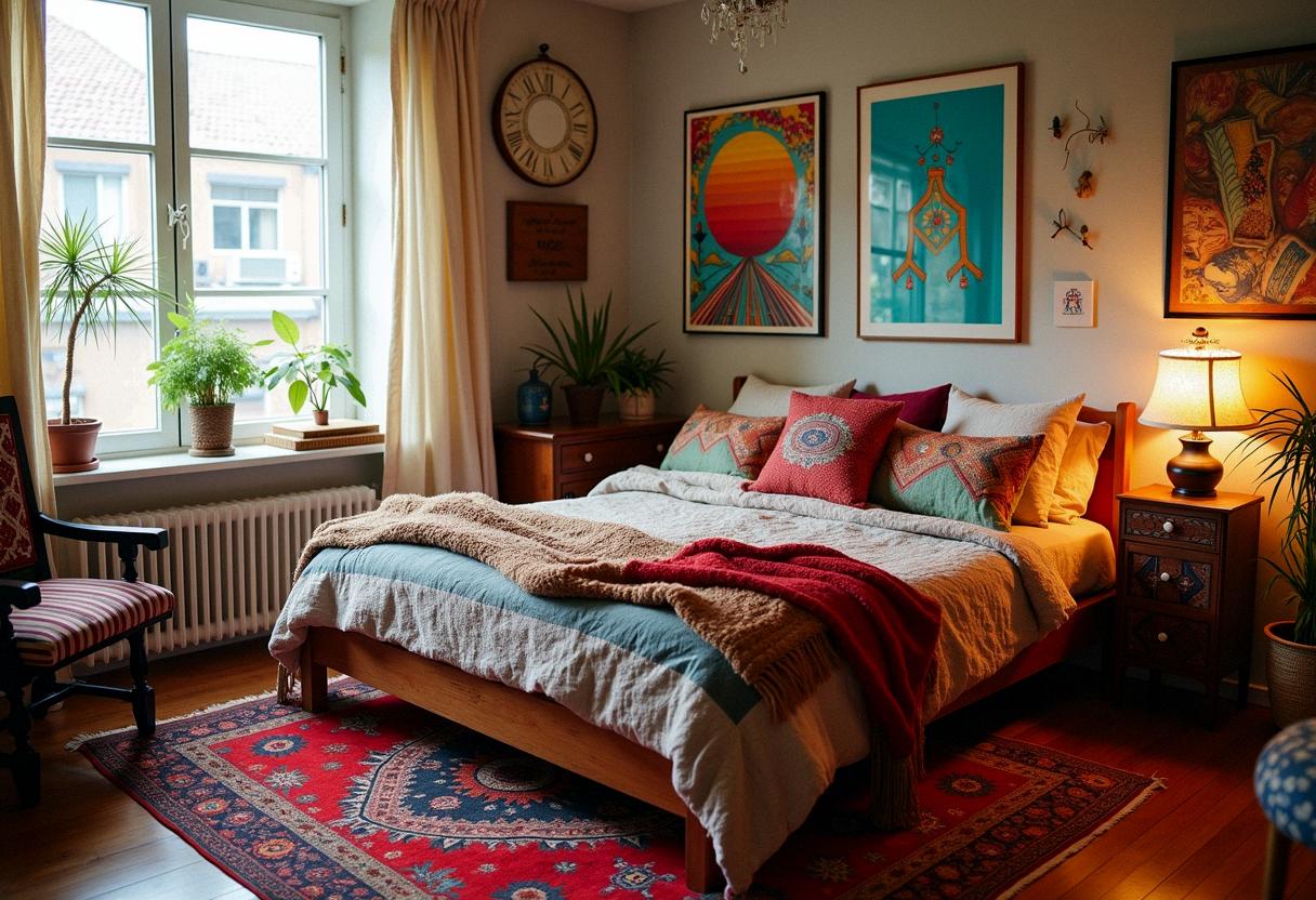 bedroom decor ecletic