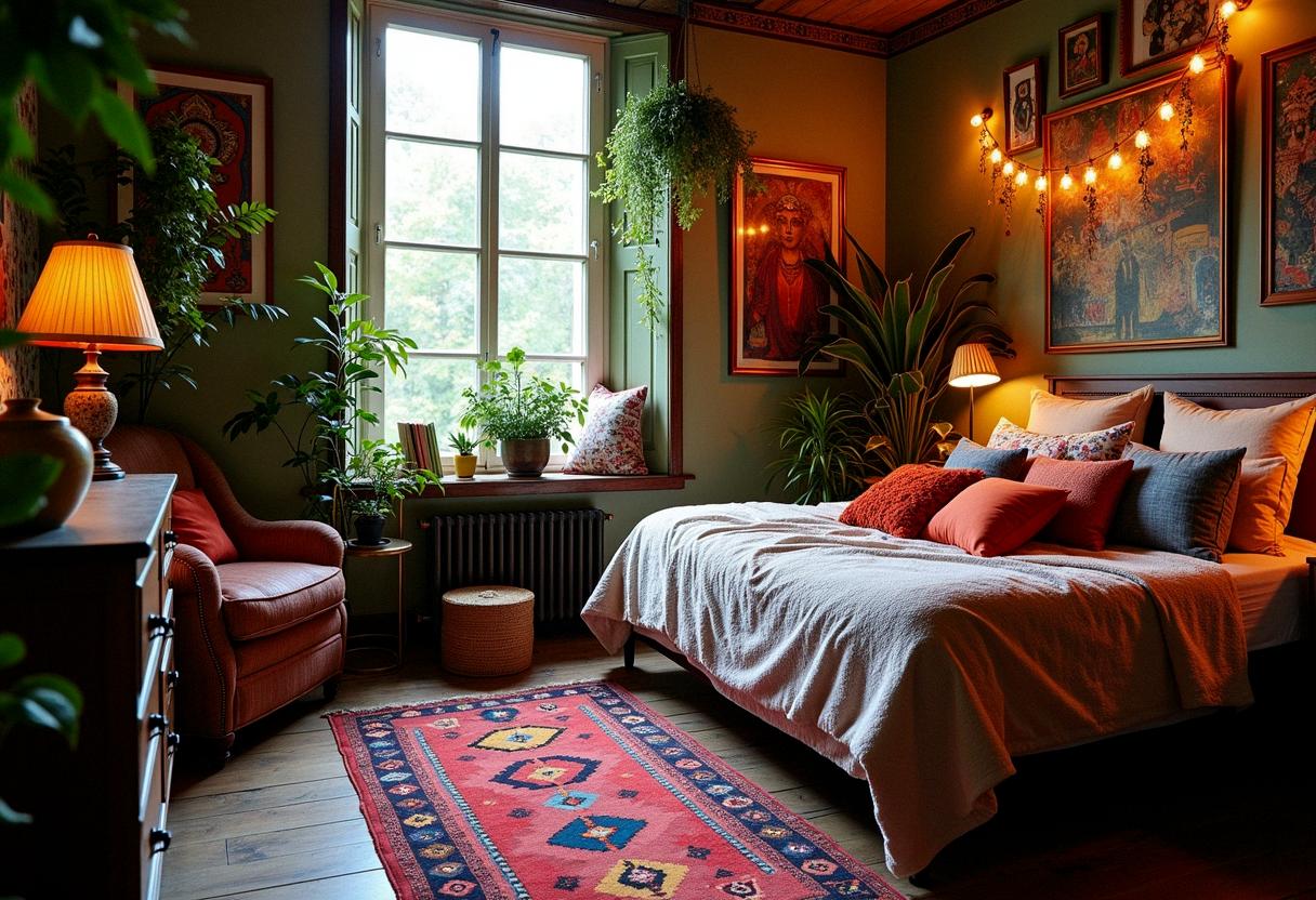 bedroom decor ecletic
