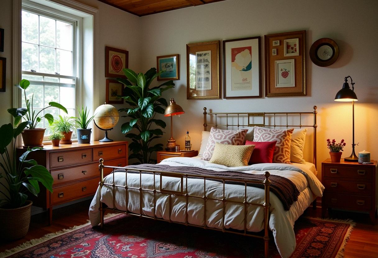 bedroom decor ecletic