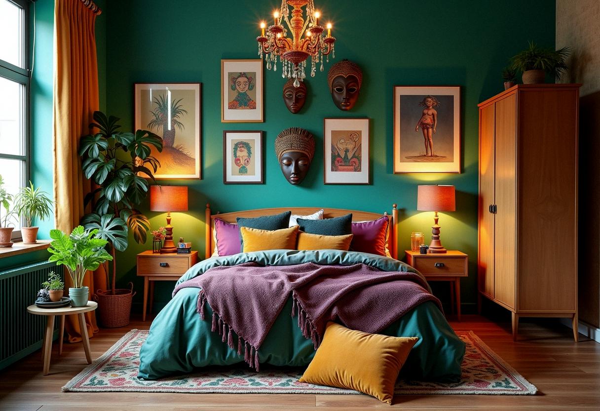 bedroom decor ecletic