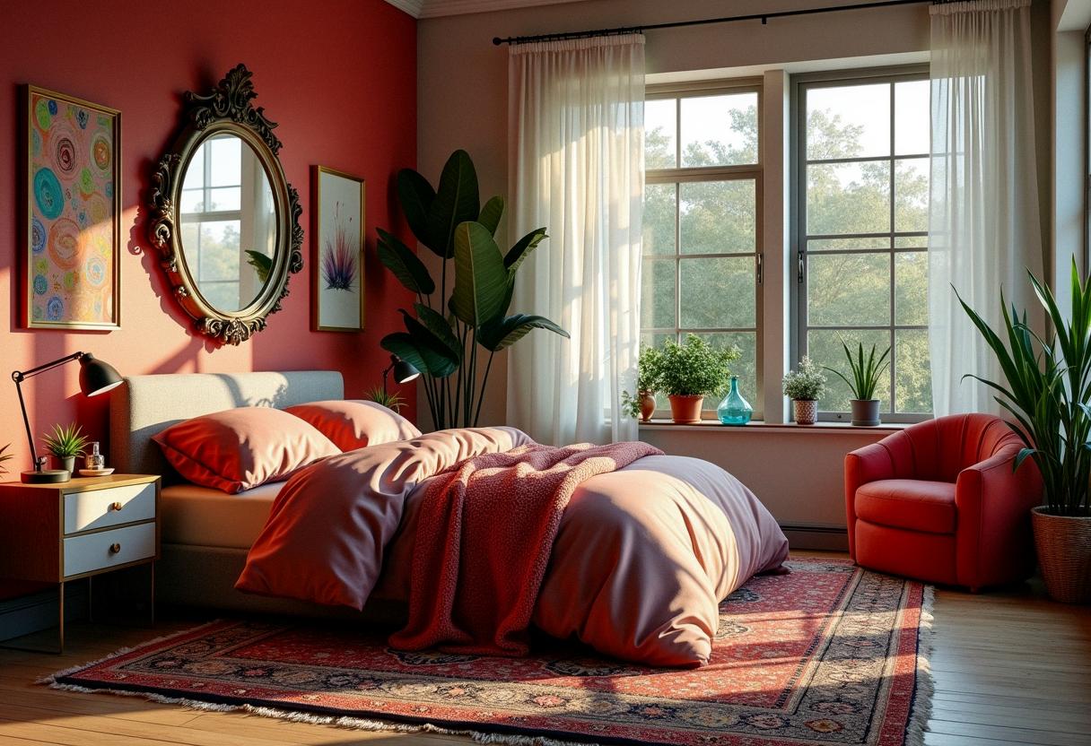 bedroom decor ecletic