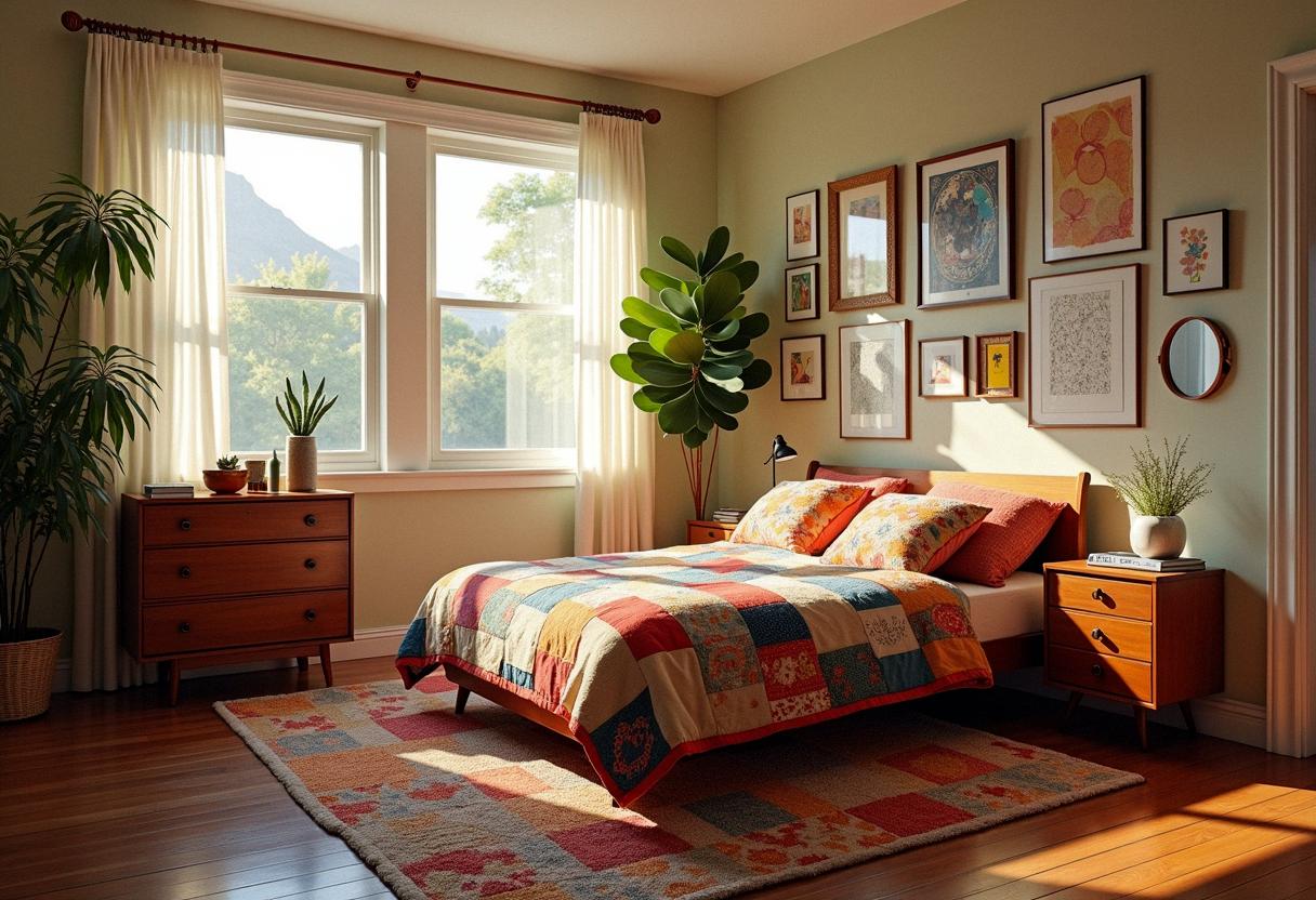 bedroom decor ecletic