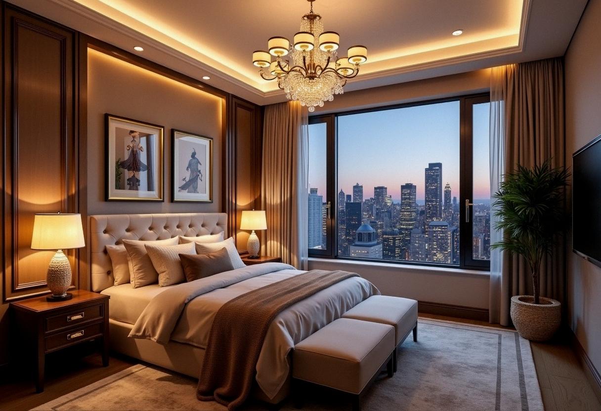 bedroom decor lights