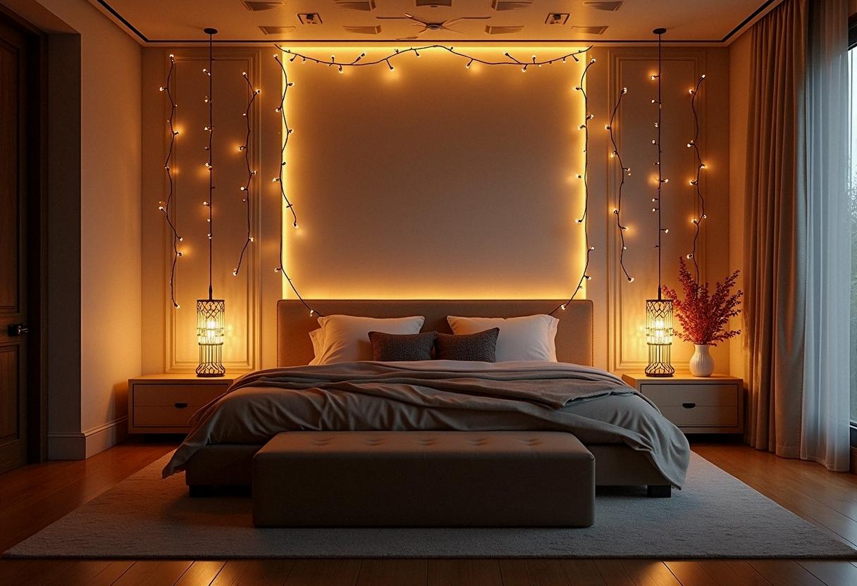 bedroom decor lights