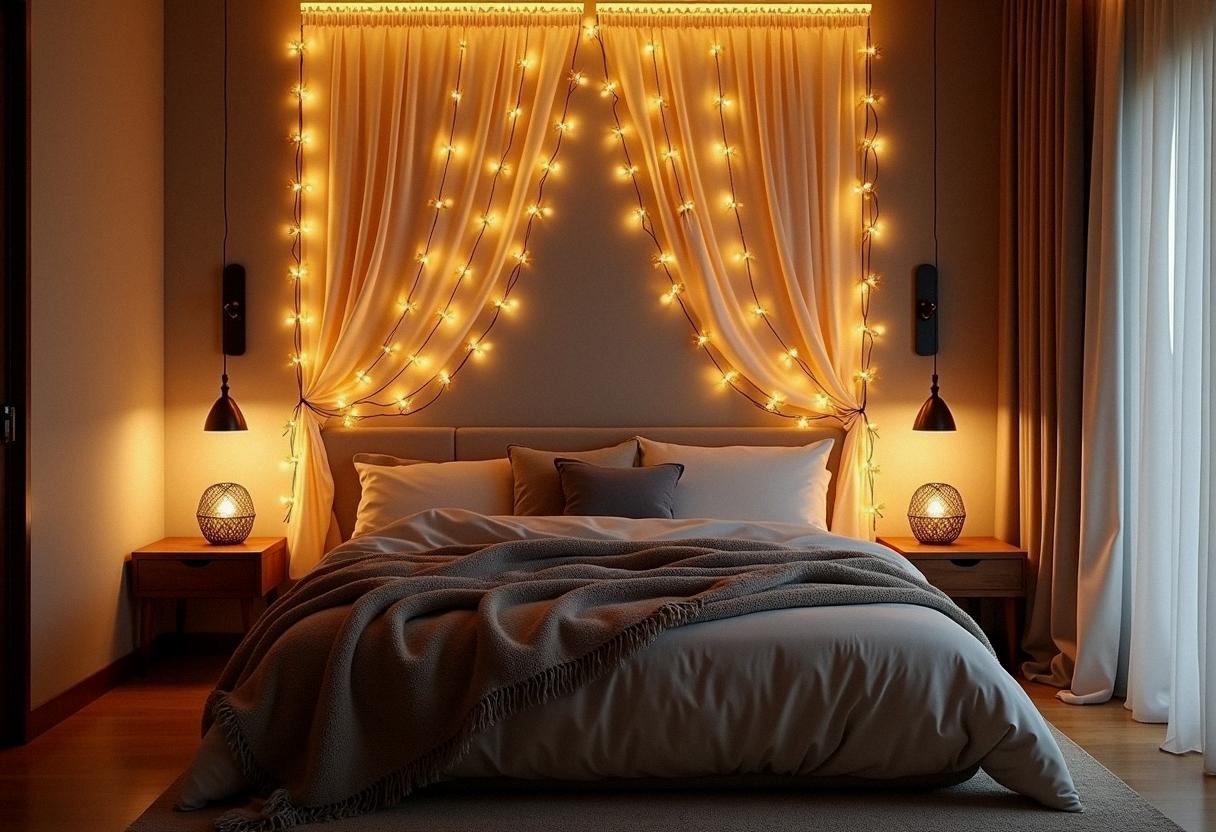 bedroom decor lights