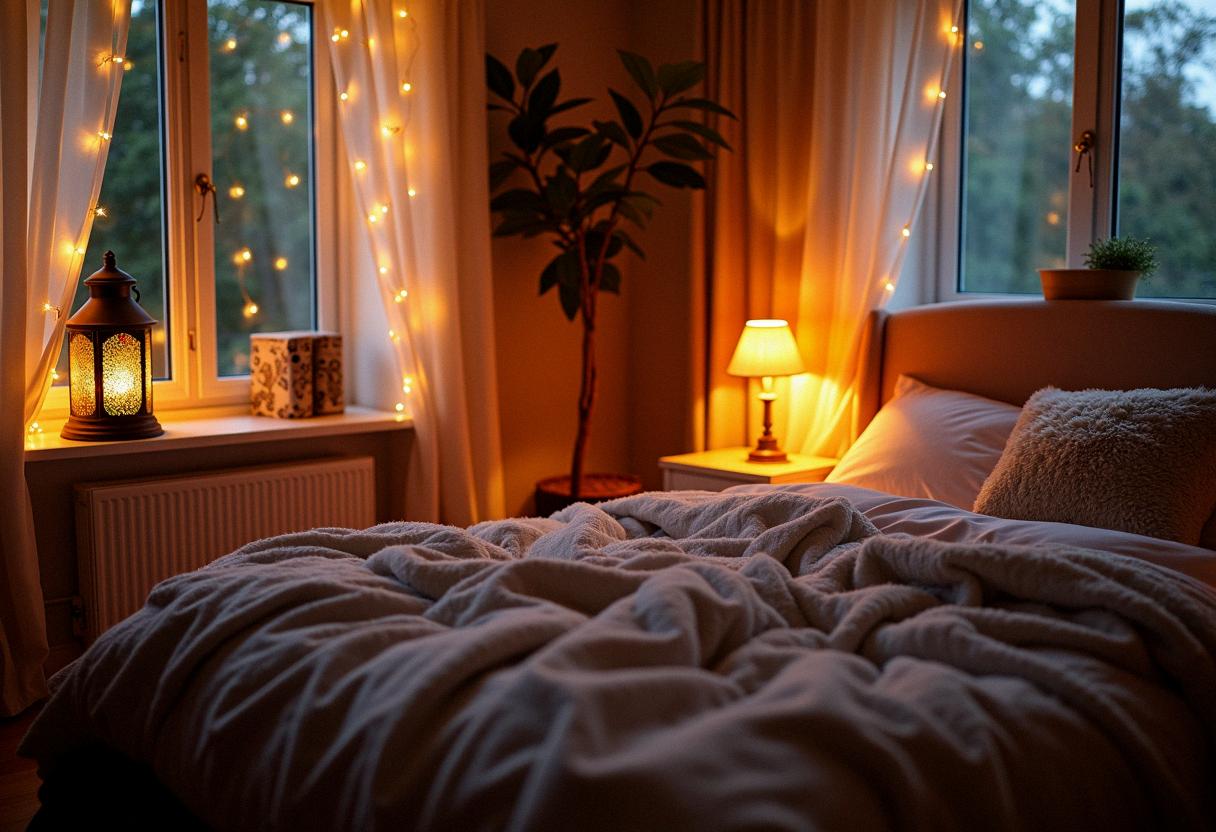 bedroom decor lights