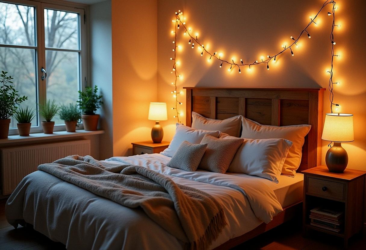 bedroom decor lights