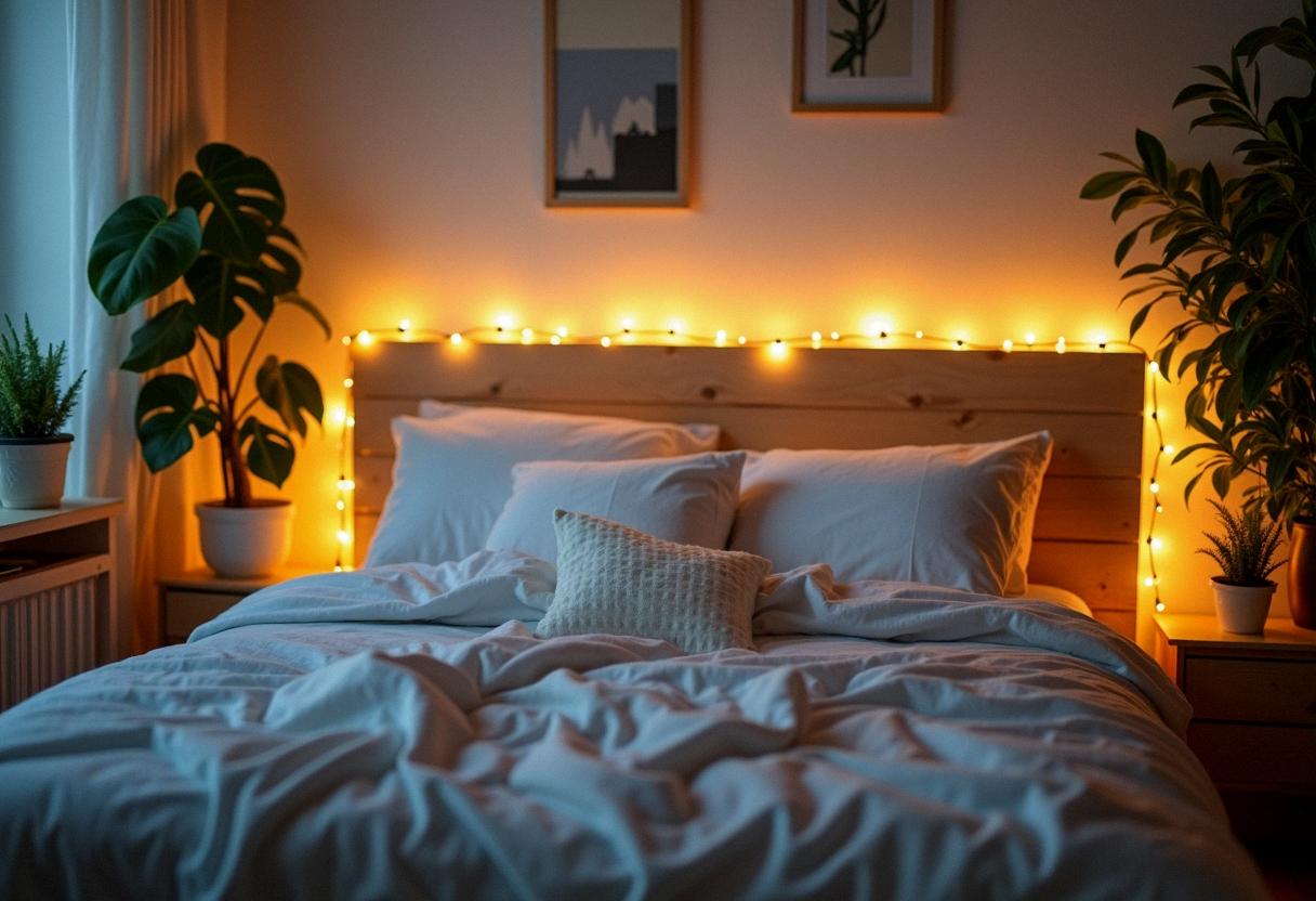 bedroom decor lights