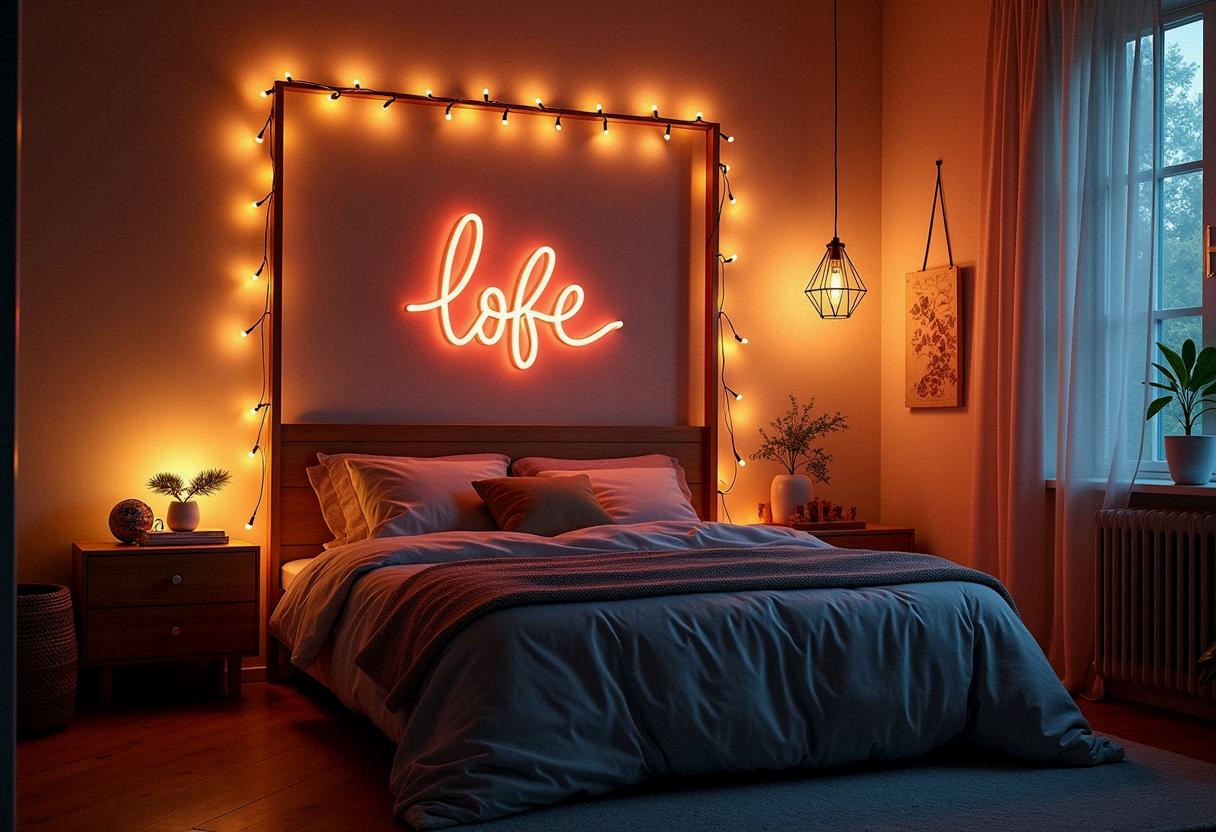 bedroom decor lights