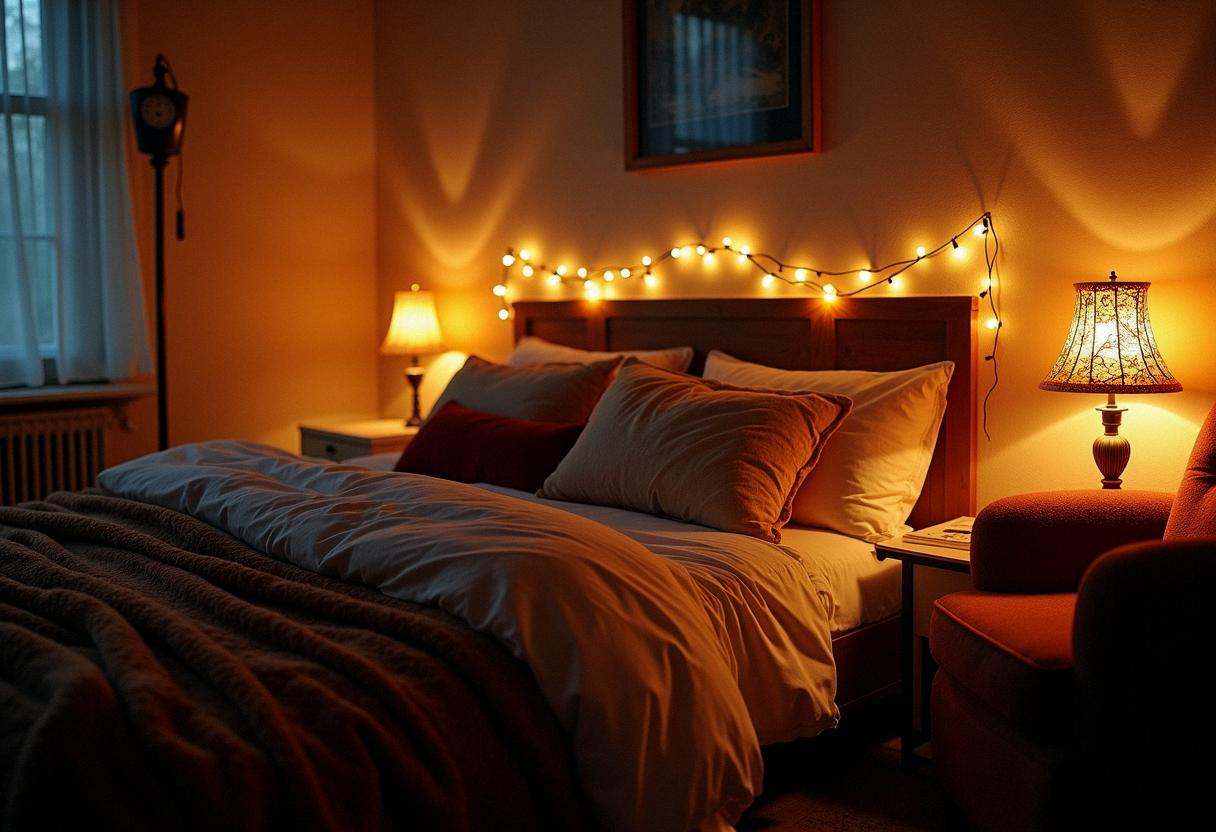 bedroom decor lights