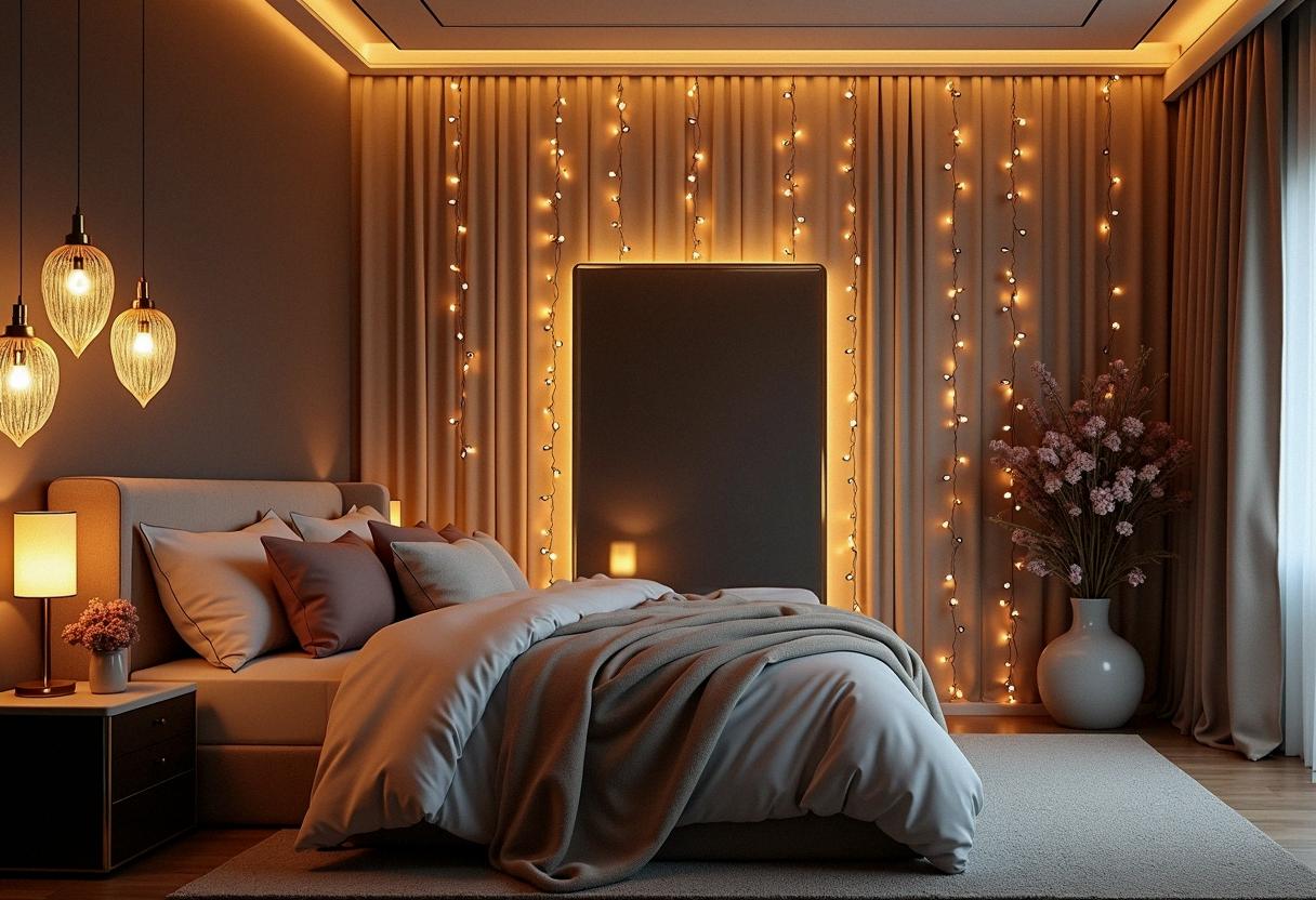 bedroom decor lights