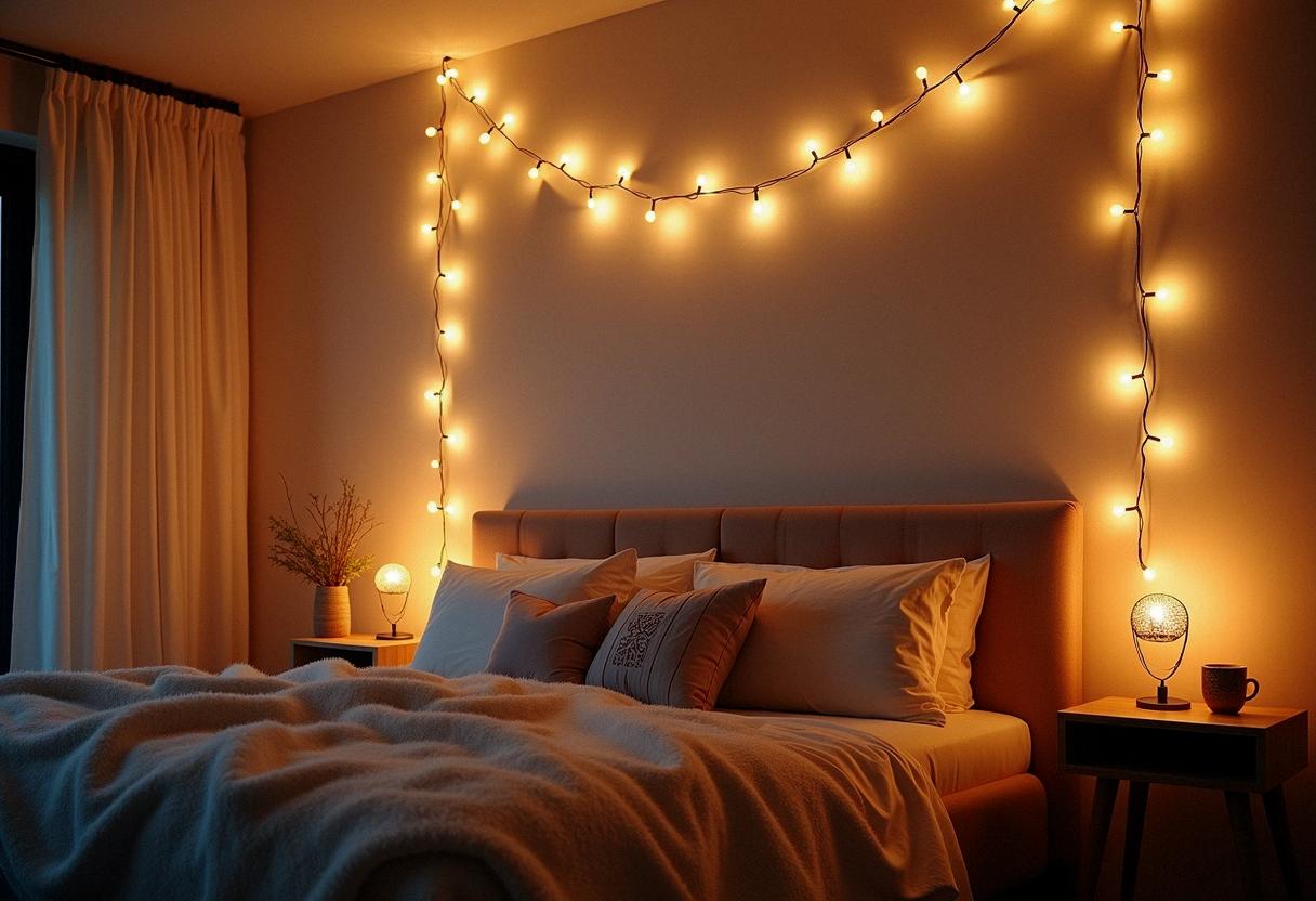 bedroom decor lights