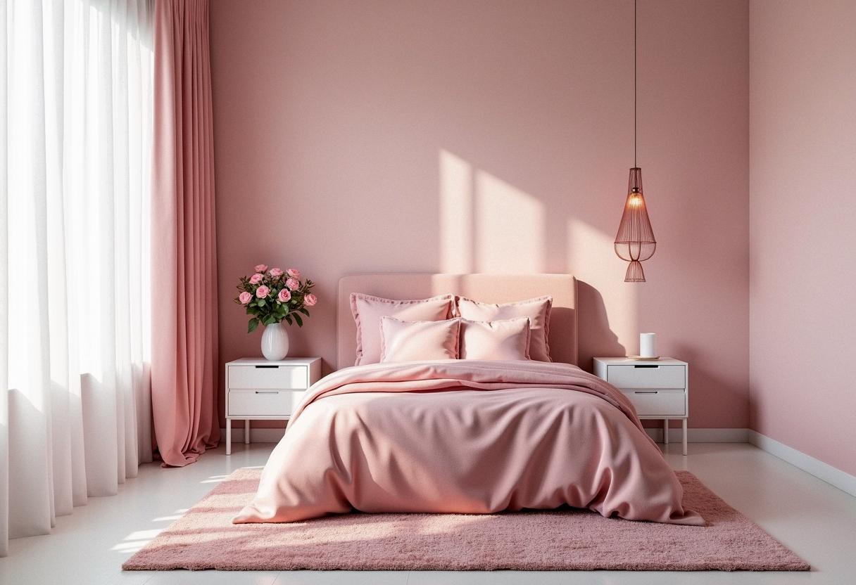 bedroom decor pink