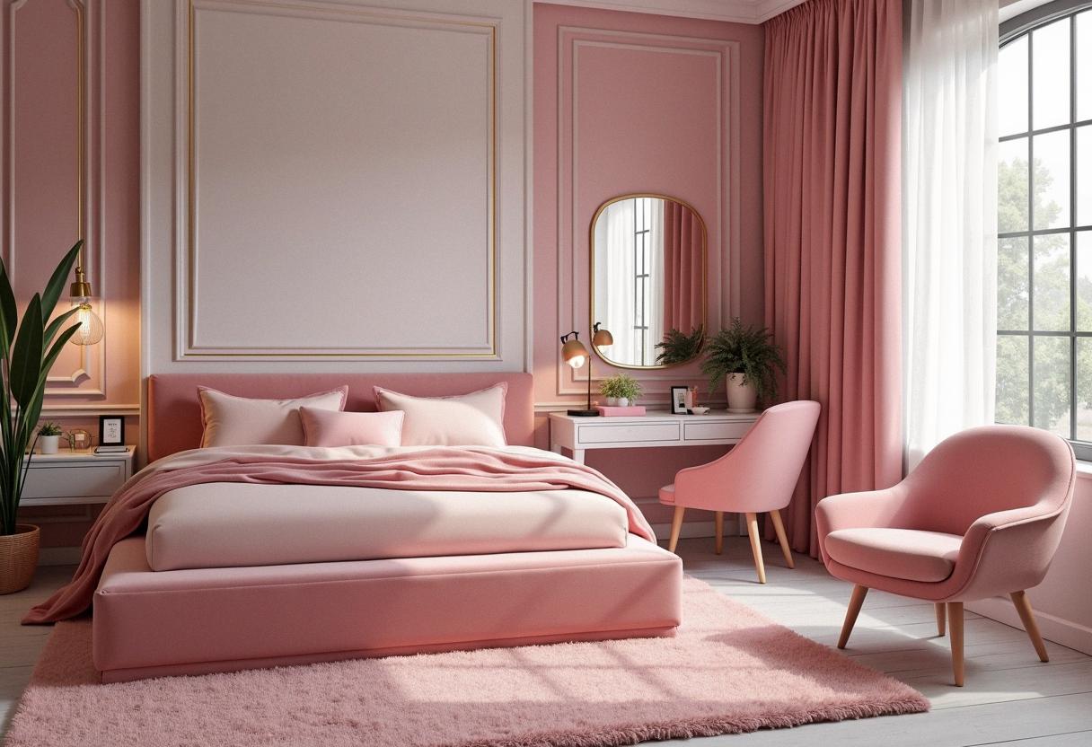bedroom decor pink