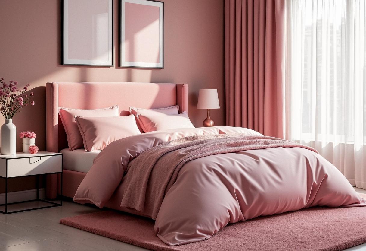 bedroom decor pink