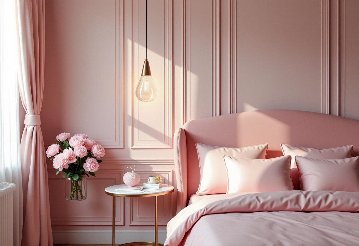 bedroom decor pink