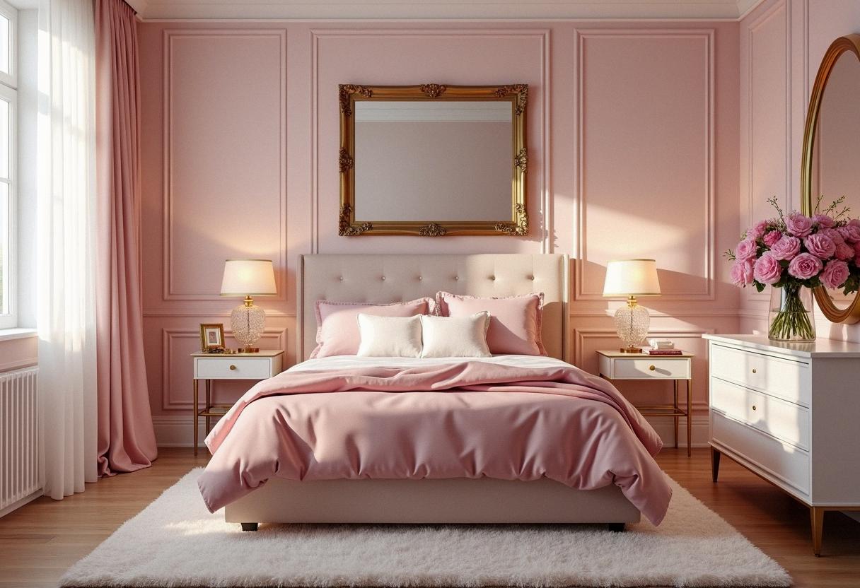 bedroom decor pink
