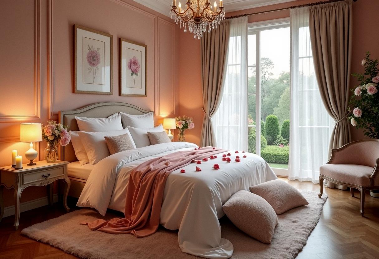 bedroom decor romantic for couples