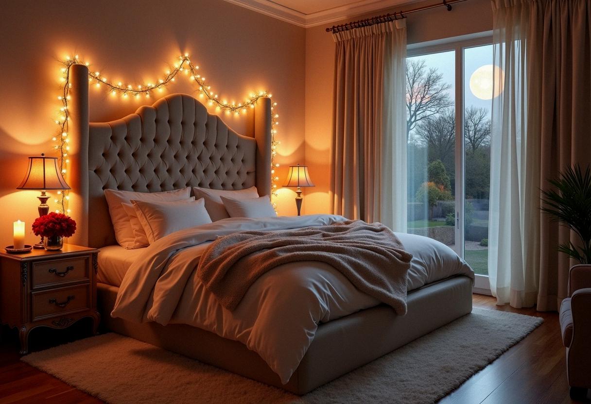 bedroom decor romantic for couples