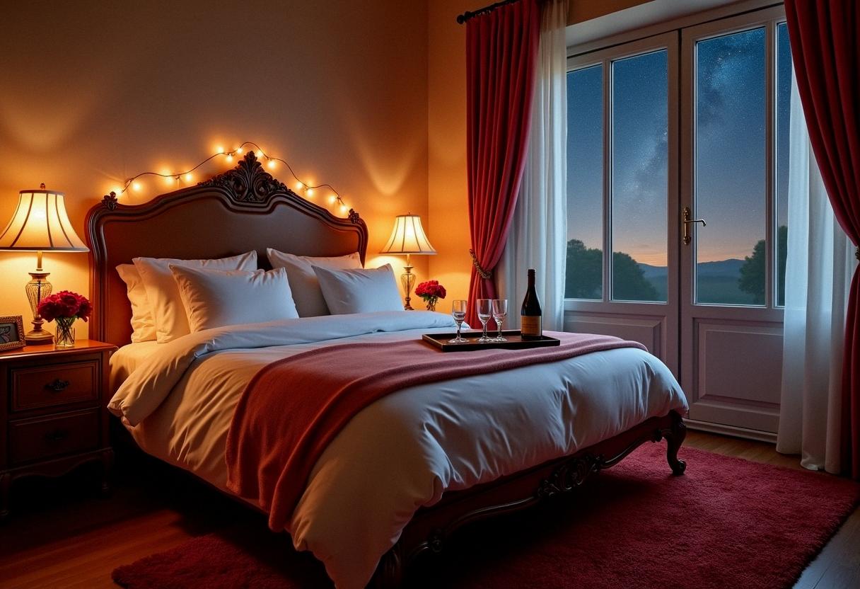 bedroom decor romantic for couples
