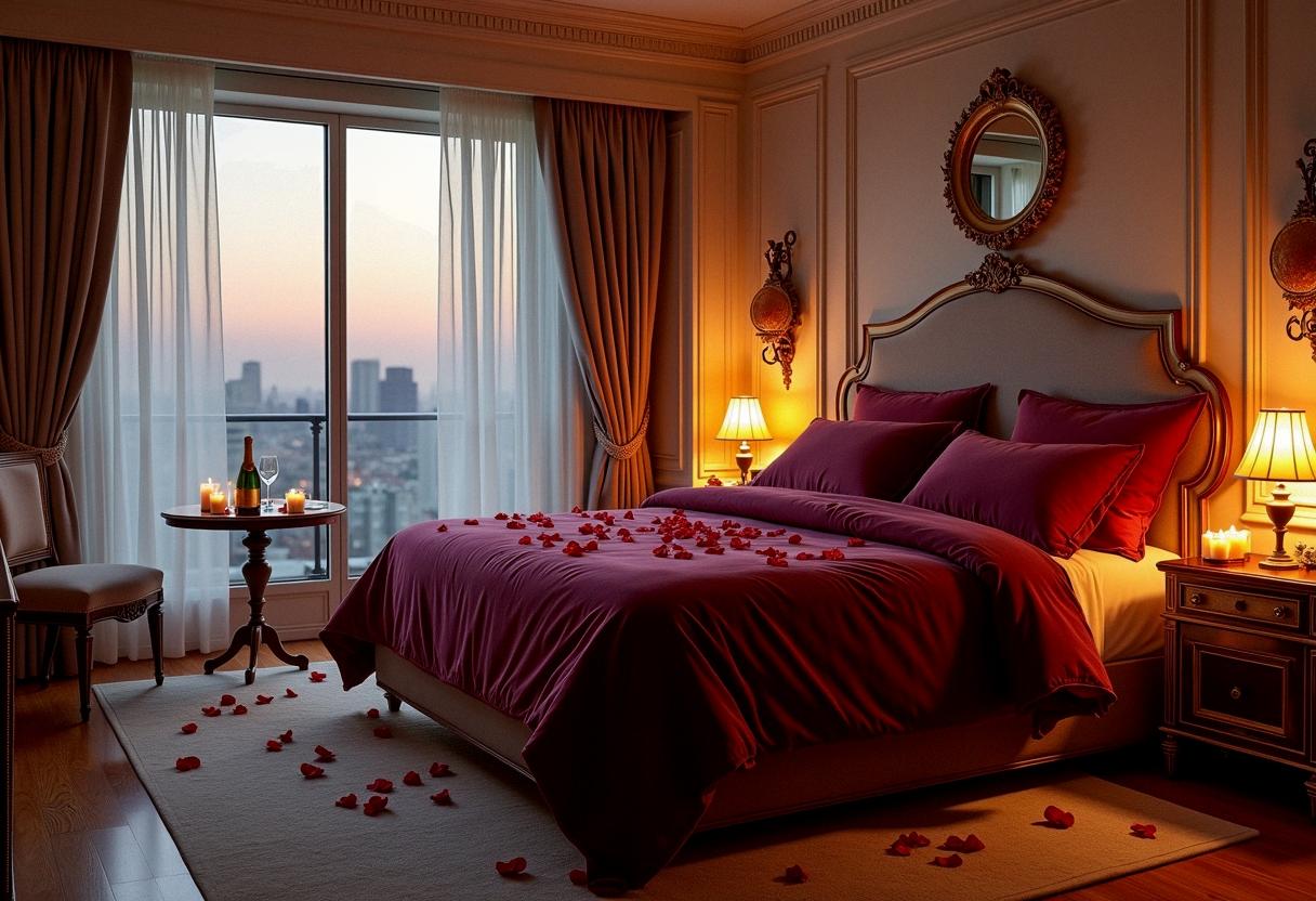 bedroom decor romantic for couples