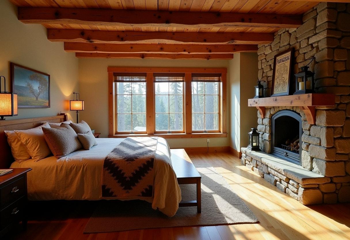 bedroom decor rustic