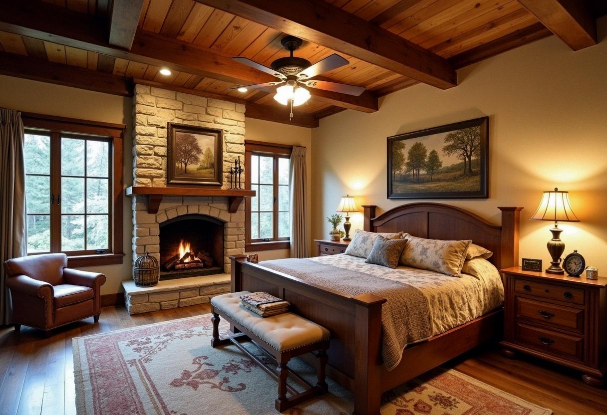 bedroom decor rustic