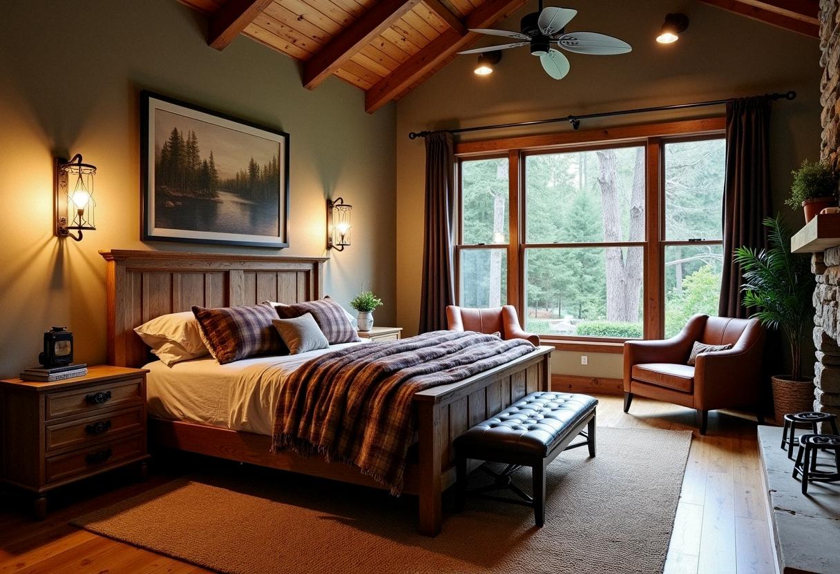 bedroom decor rustic