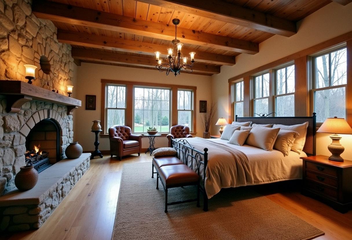 bedroom decor rustic