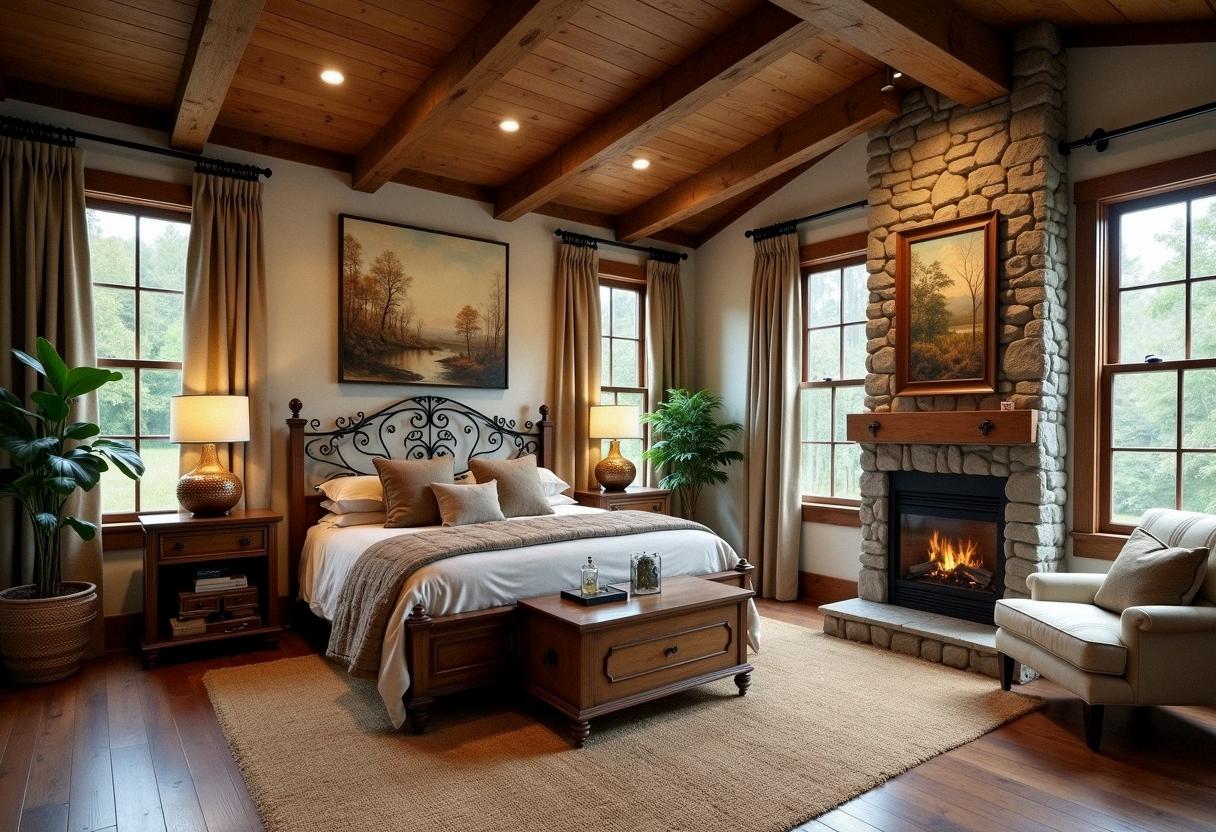 bedroom decor rustic